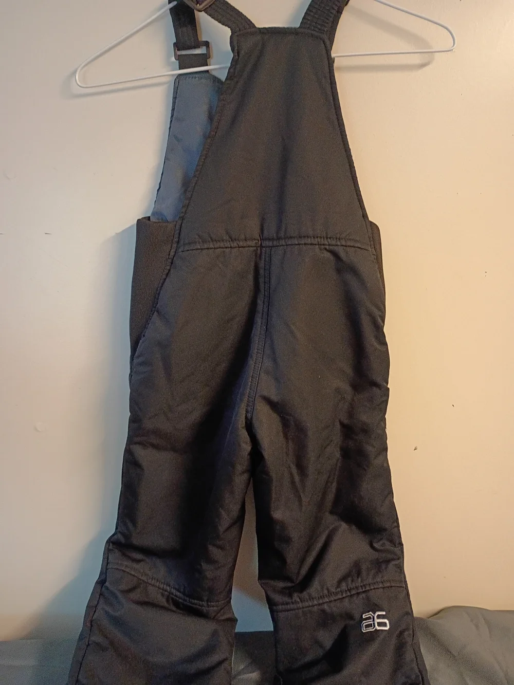 Arctix Kids Black Snow Bib Joggers with Zipper Pockets